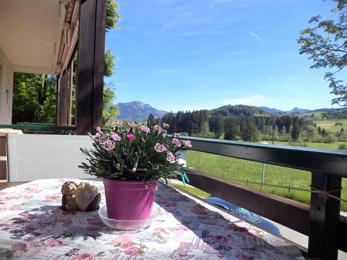 Ferienwohnung Uschi's Steinröschen Fischen im Allgäu Exterior foto